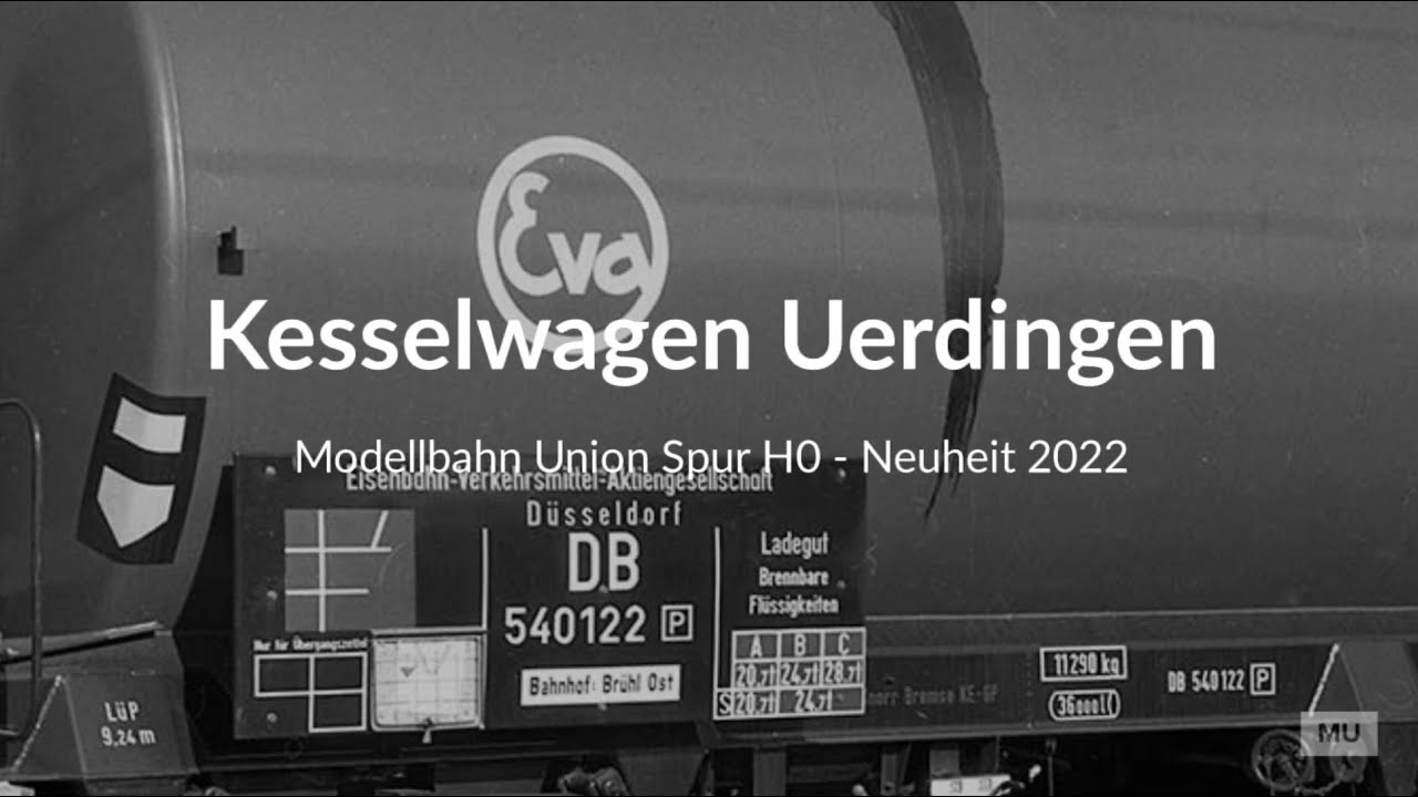 NEUHEIT 2022 - Kesselwagen Uerdingen Modellbahn Union EXKLUSIV - Spur H0 1:87 - Neuheit 2022