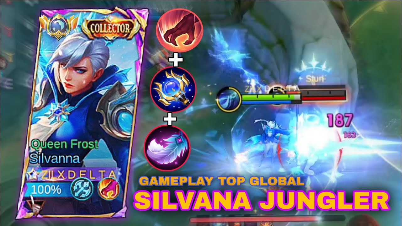TOP GLOBAL SILVANA JUNGLER | BUILD TERBAIK 2026 | mobile legends 