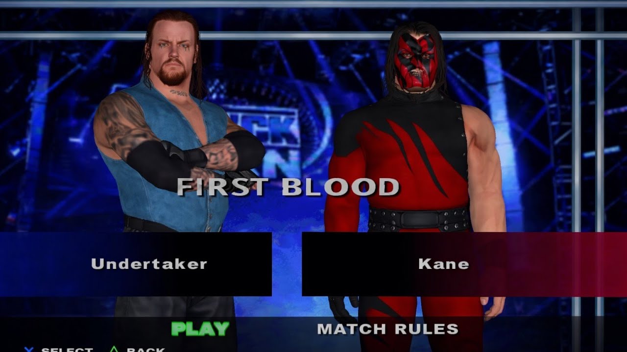 WWE SMACKDOWN HERE COMES THE PAIN 1V1 UNDERTAKER VS KANE #mask_gamer #wwe