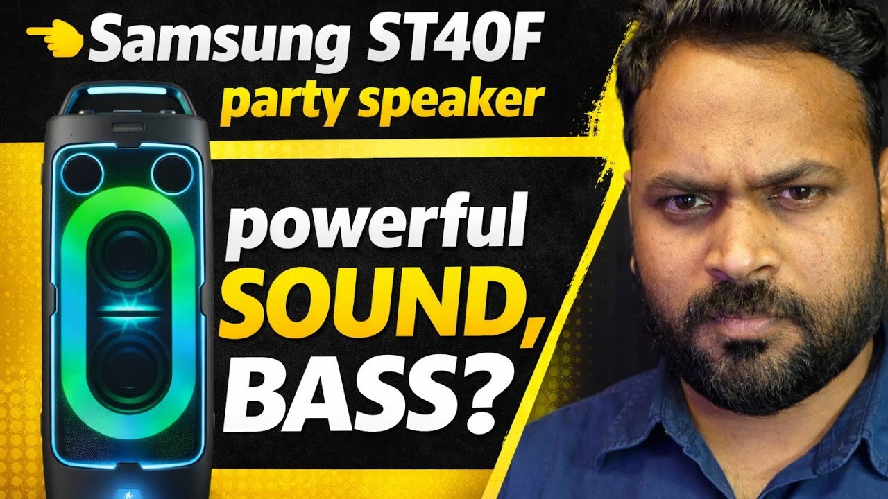 Samsung ST40F Portable Party Speaker ⚡️Explained in Hindi #samsung 