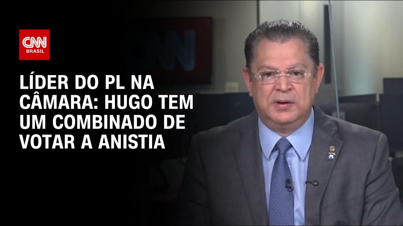 Hugo tem um combinado de votar a anistia, diz S&oacute;stenes &agrave; CNN | BASTIDORES CNN