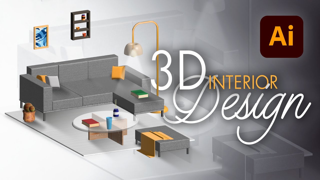 How to Design 3D Interiors in Adobe Illustrator 