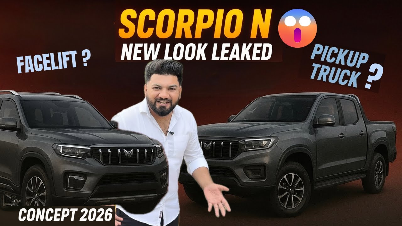 Scorpio N Facelift 2025 LEAKED! 😳 Pickup Truck Version Also Coming? | 