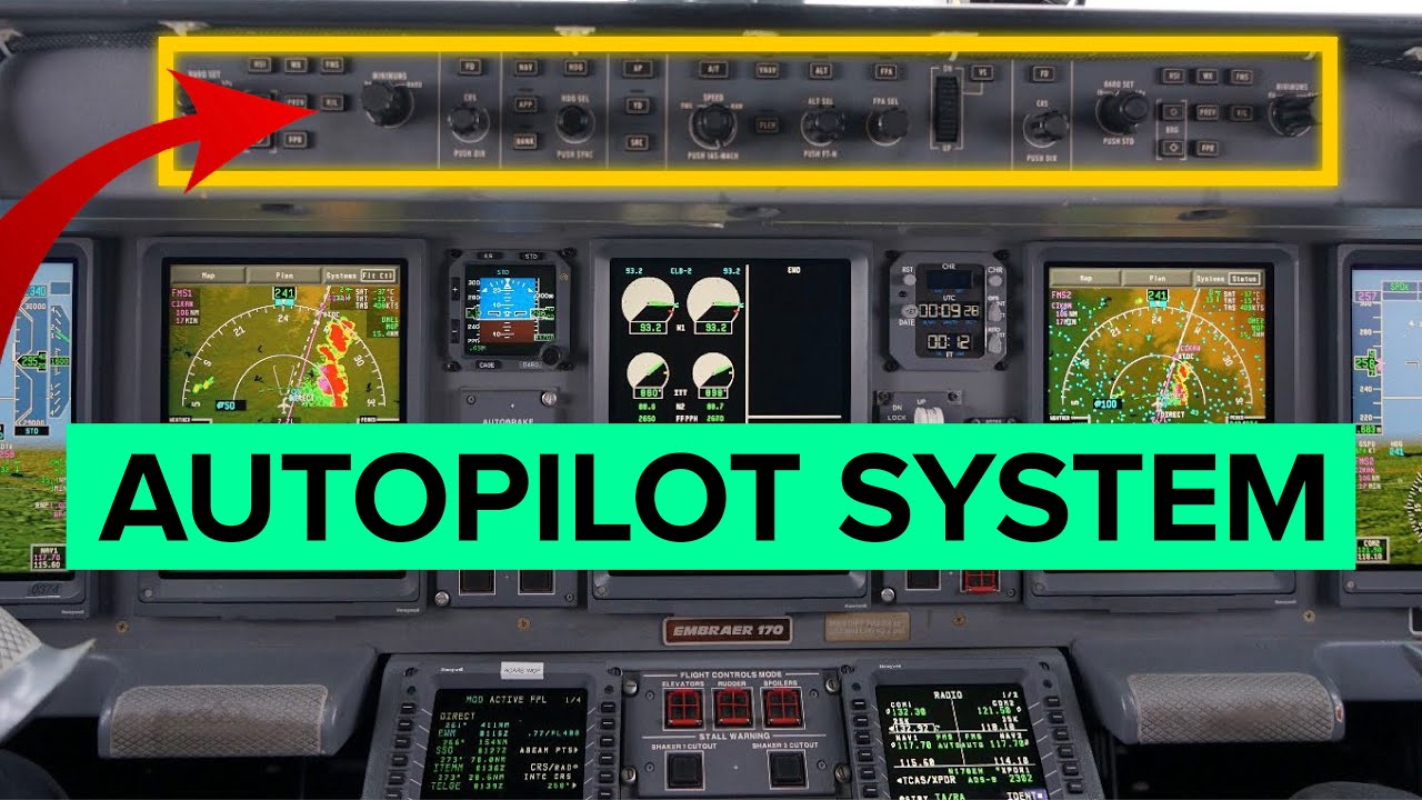 Embraer 190/195 Aircraft - Autopilot System Explained!