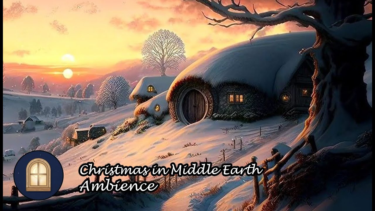 Calm Winter in the Shire ❄️ | Fairytale Flute & Cozy Fantasy - LOTR Ambience