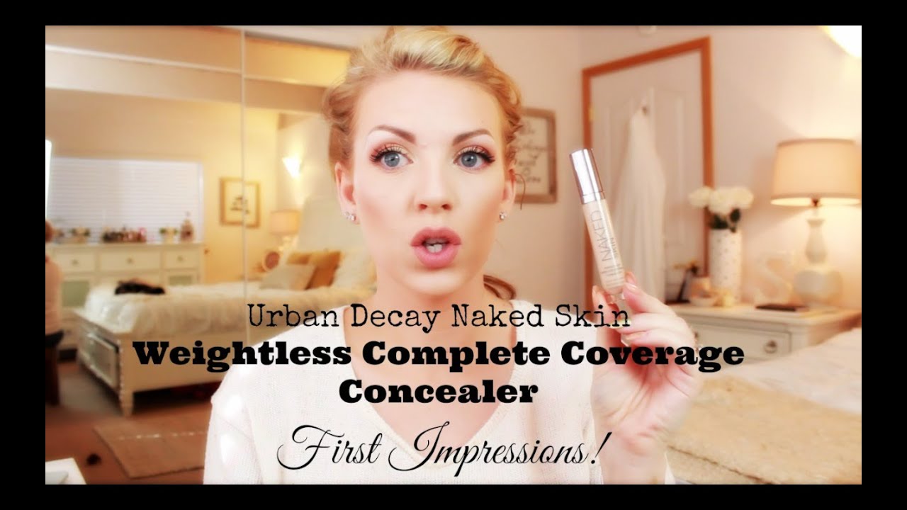 ♡ Urban Decay Naked Skin Weightless Complete Coverage Concealer First Impressions