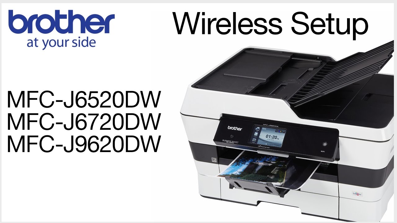 Installing MFCJ6920DW on a wireless network