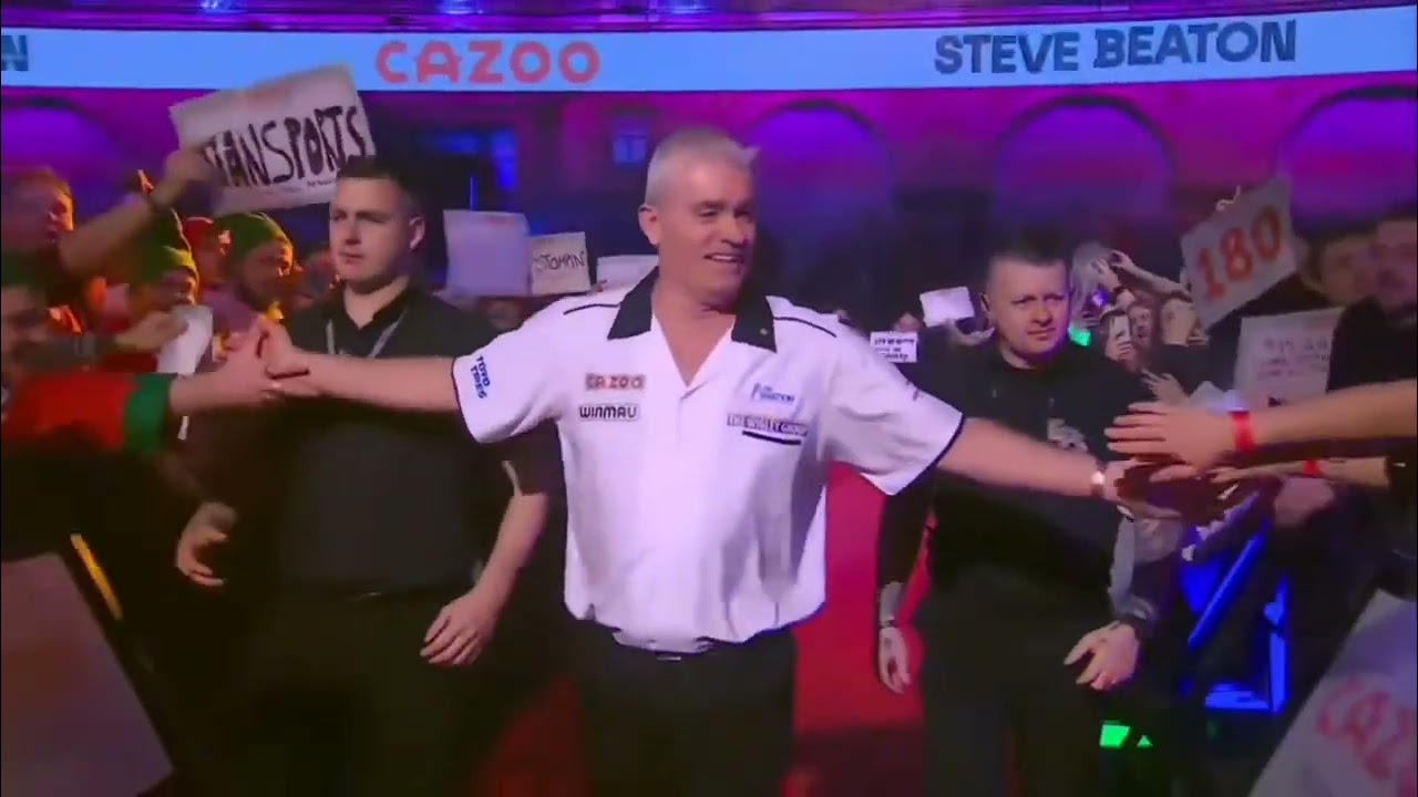 Steve Beaton Walk on - World Darts Championship 2023