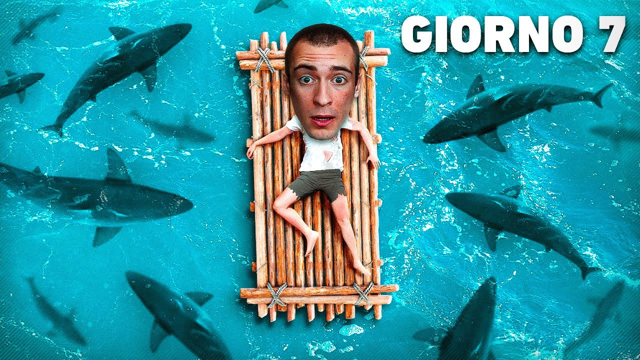 REAGISCO a 7 GIORNI BLOCCATO in MARE di MRBEAST!!