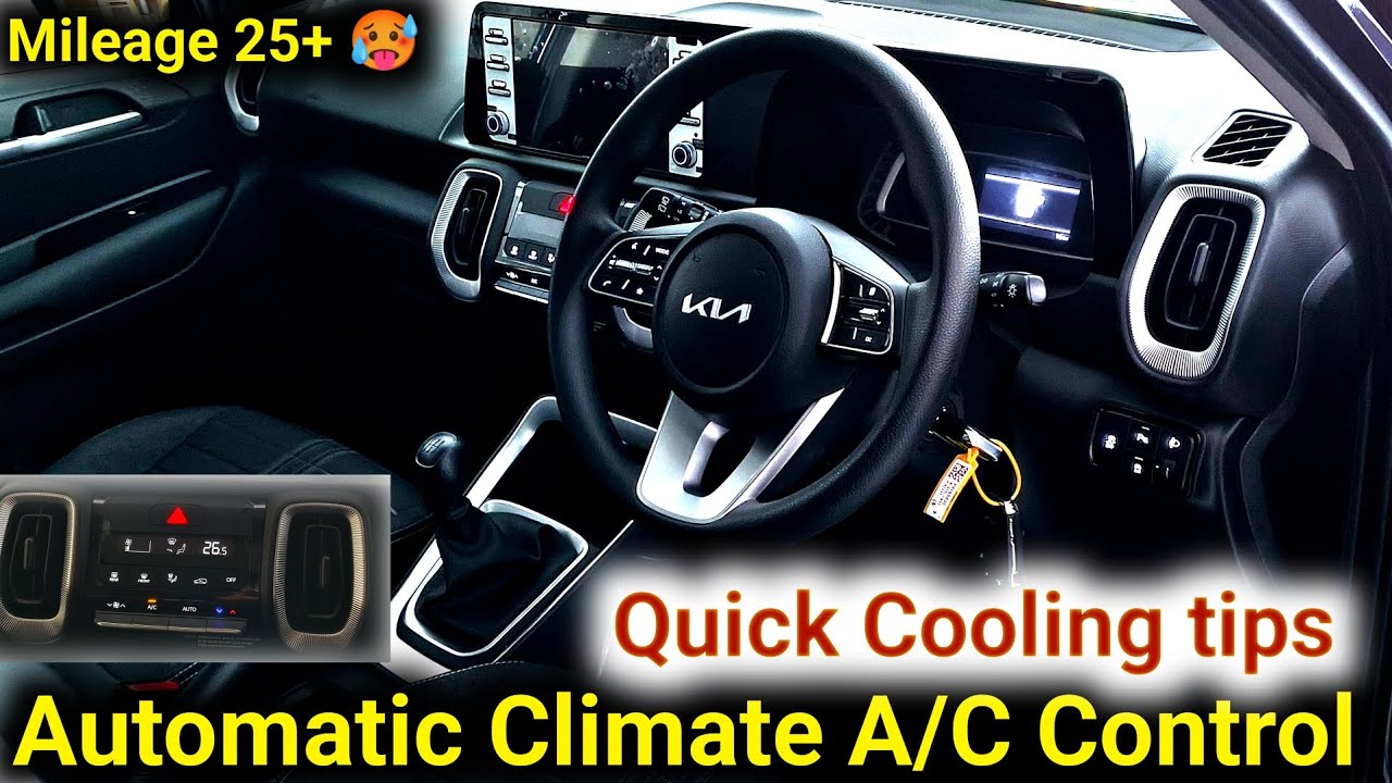 HOW TO USE AC CONTROLS IN CAR | ALL AC CONTROLS EXPLAINED New Kia Sonet Htk (O) 2025❤️| Kia sonet 💓