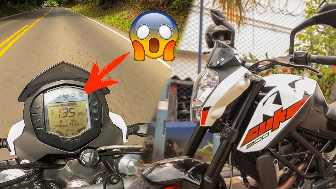 🔥KTM DUKE 200 a TOPEEE | Test Drive + Top Speed🔥