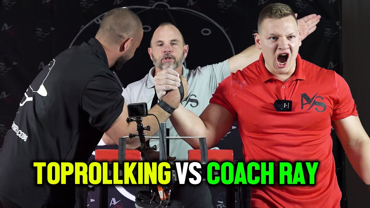 Coach Ray vs Artem Taranenko: The Toprollking Showdown - Right Hand Arm Wrestling Supermatch