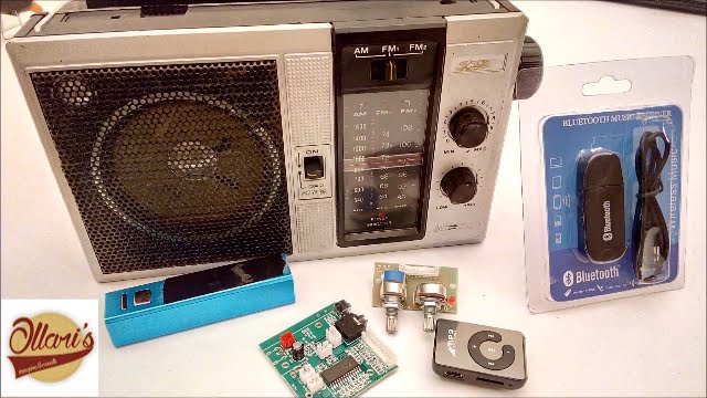 DIY //  Wireless Bluetooth Speaker from 90's Radio