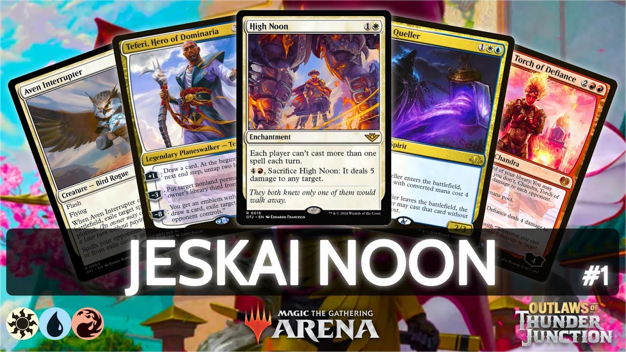 ⚪🔵🔴 Jeskai Noon, part 1 | MTG Arena | Explorer | BO3 | Outlaws of Thunder Junction