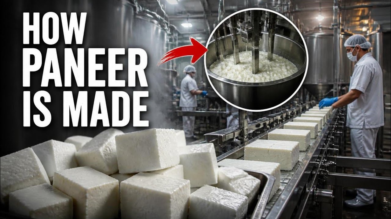 क्या आप भी नकली पनीर खा रहे हैं? Factory में Paneer कैसे बनता है देखिए | Paneer Making Process