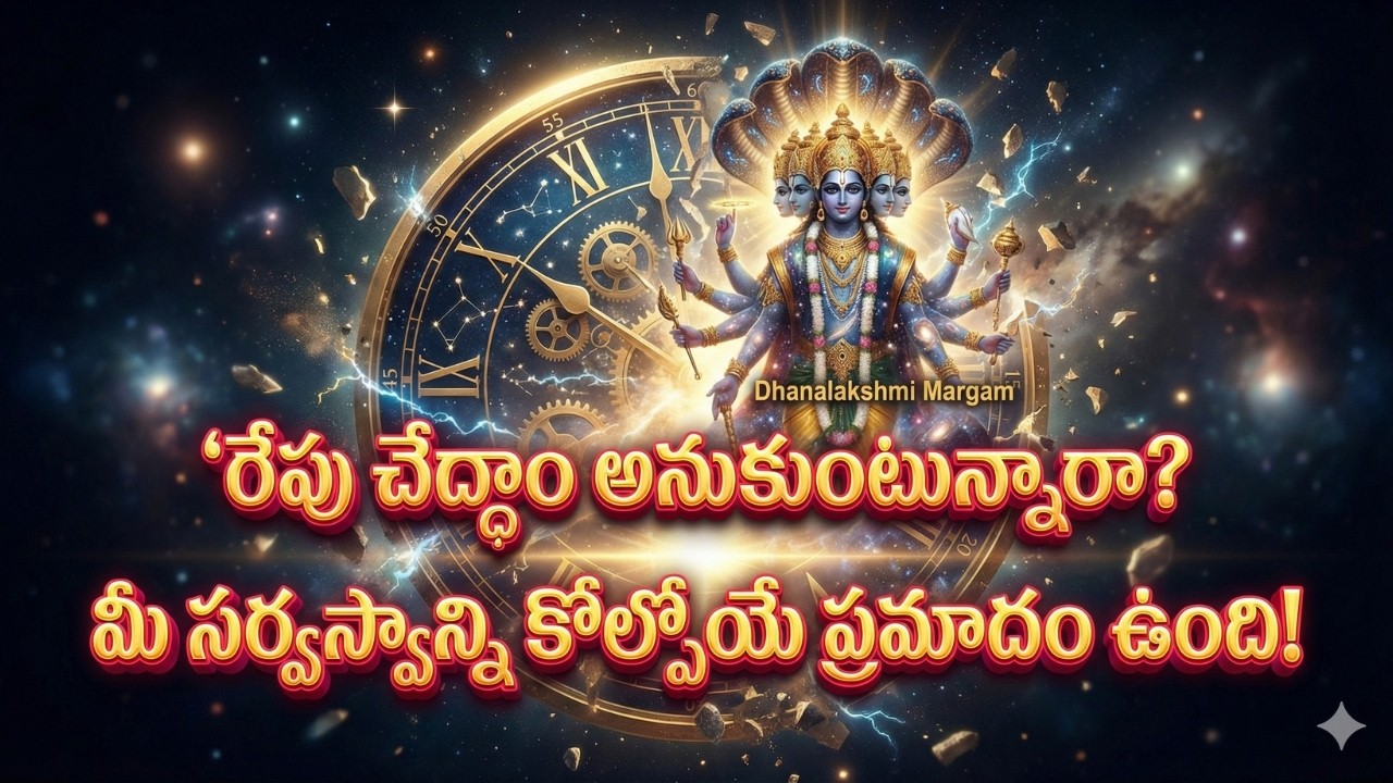⚠️ బద్ధకంతో మీ జీవితాన్ని నాశనం చేసుకోకండి! శ్రీకృష్ణుడు హెచ్చరించిన భయంకర నిజం.