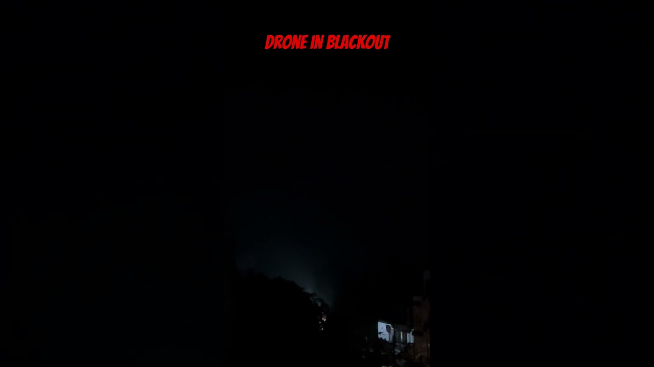 Drone in blackout #blackout #india #unity #light #army #news #attack