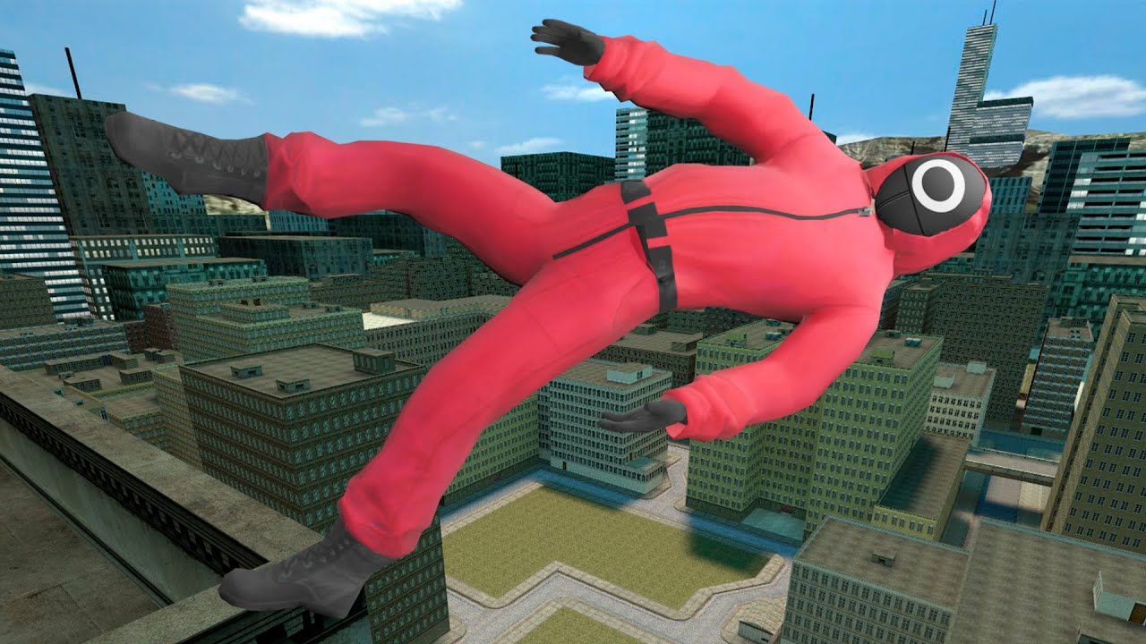 Squid Game Ragdoll Physics: The Best Epic NPC Falls! Compilation #4