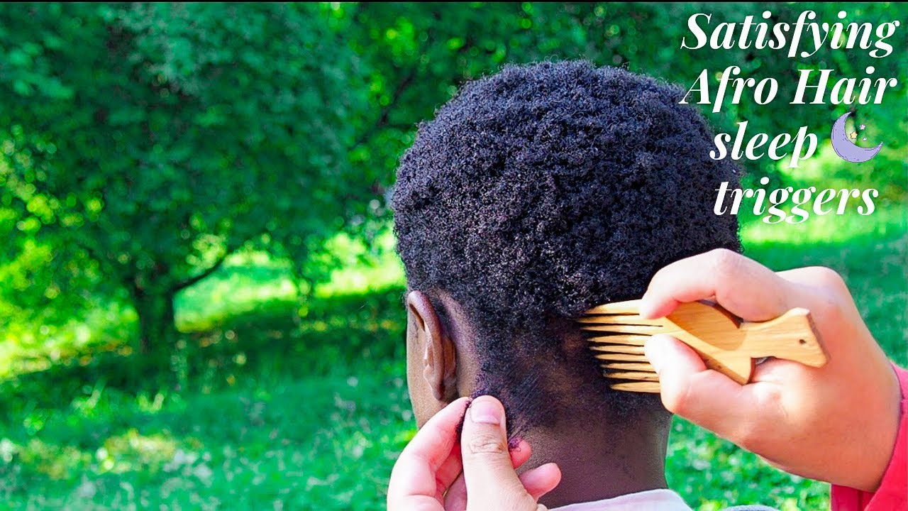 ASMR For People Who Can’t Sleep 😴 | 10 Afro Hair Triggers In The Forest 🌳