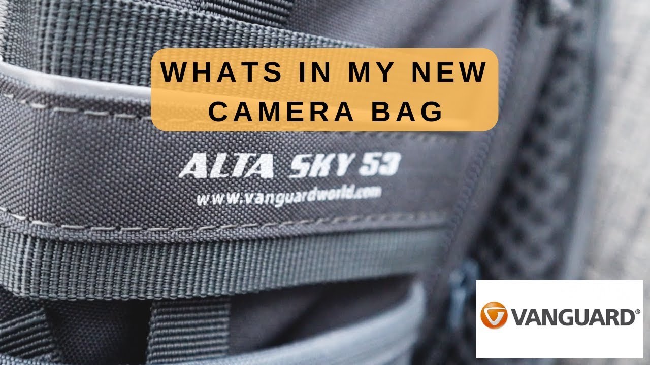 WHATS IN MY NEW CAMERA BAG | VANGUARD ALTA SKY 53