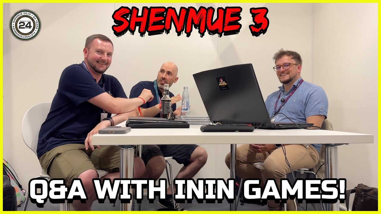 Shenmue 3 Enhanced - Interview With ININ Games at Gamescom 2025 (Shenmue Dojo Interviews)