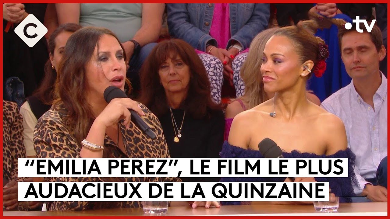 Zoe Saldana & Karla Sofia éblouissent la Croisette - C à Vous - 20/05/2024