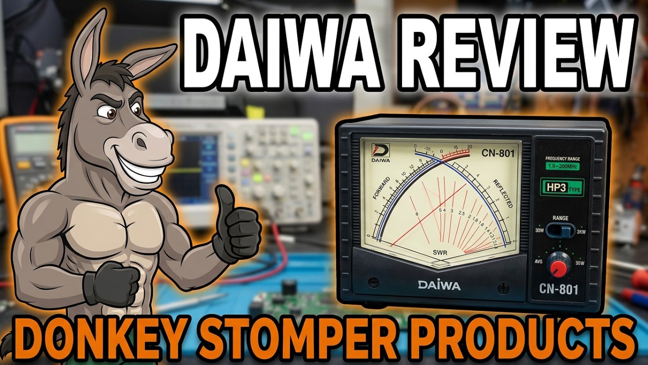 Daiwa CN-801 Watt Meter Test Review