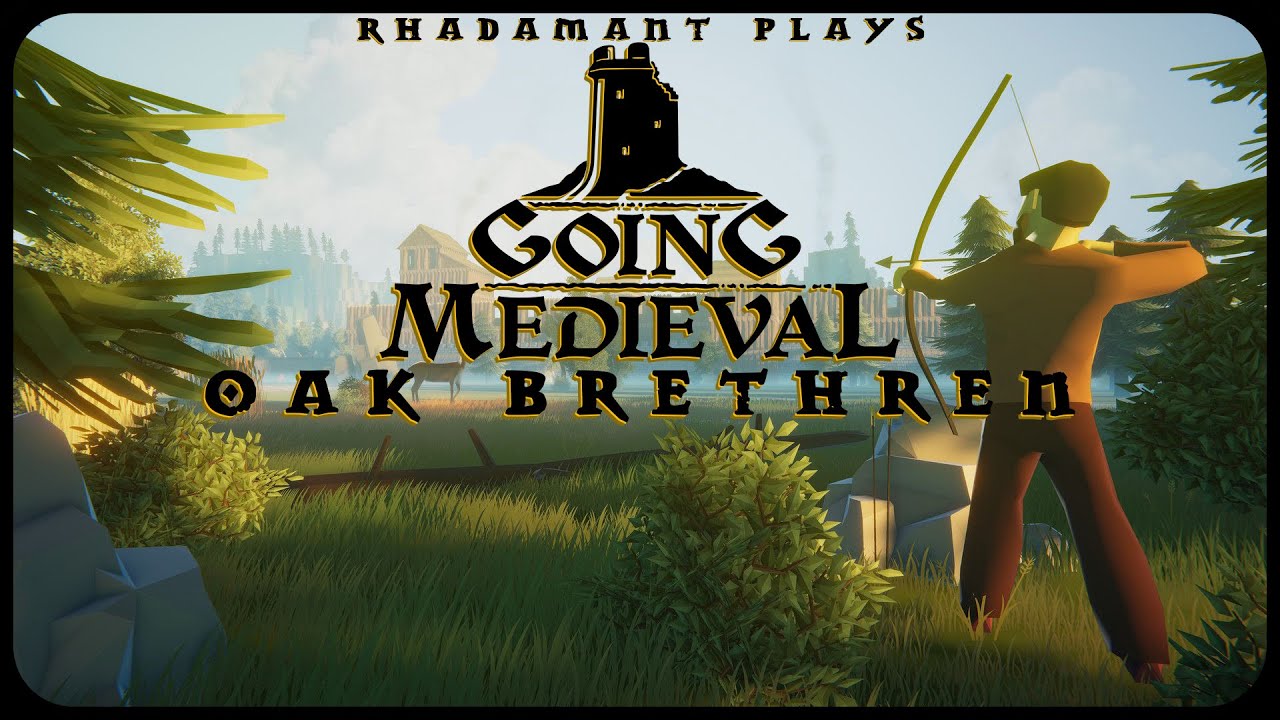 Building A Druid Temple Fortress in the Vast Wilderness in Going Medieval