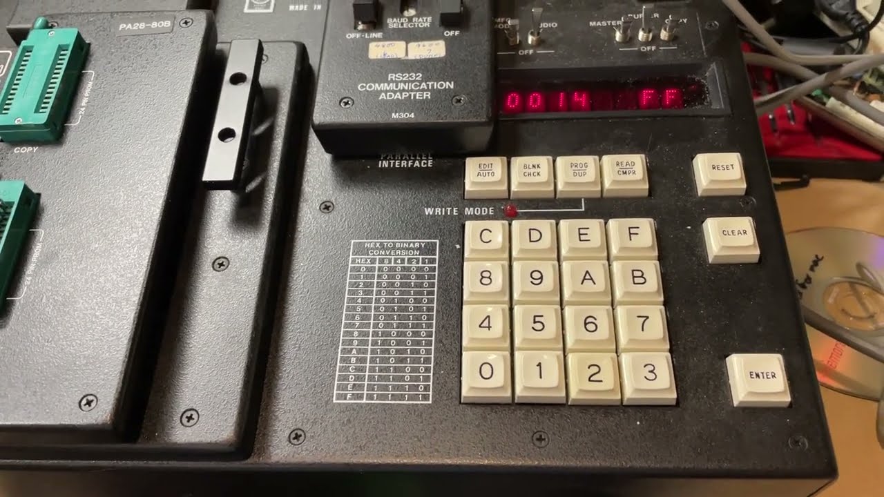 Dumping ROM with ancient M980 PROM programmer. Reverse engineering Series Part 2