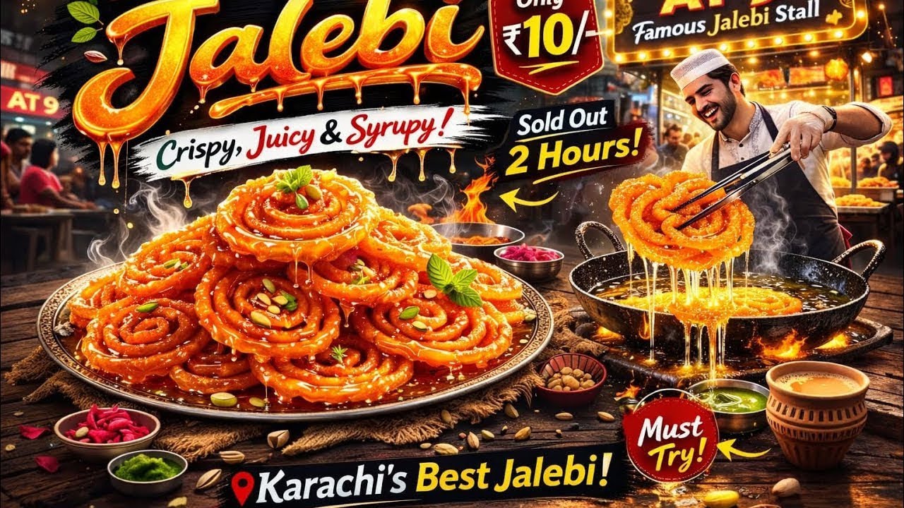 Famous jalebi 89 Karachi \ Karachi ki bast famous jalebi 