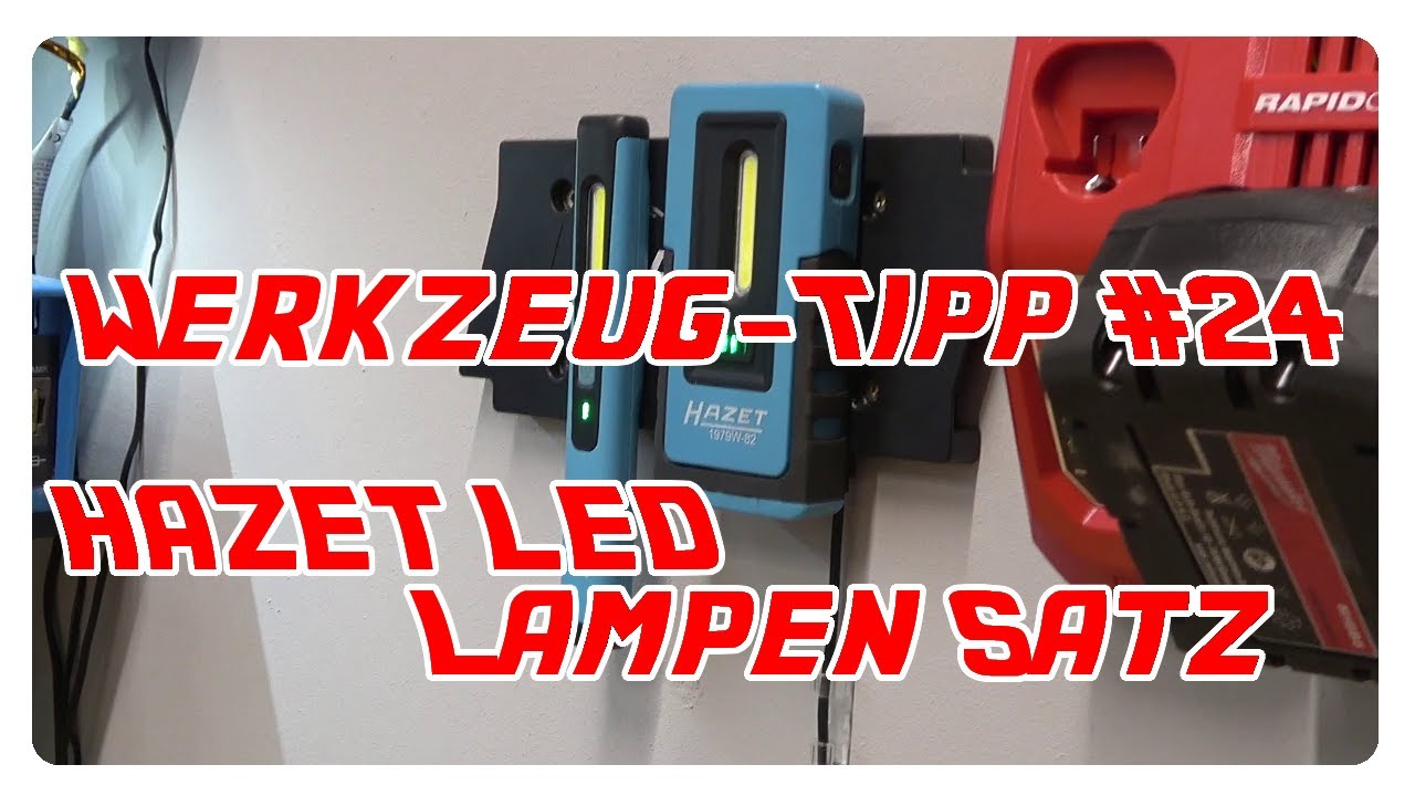 Werkzeug-Tipp #24 - HAZET LED Inspektions-Lampen Satz, 1979NW/3 #hazet