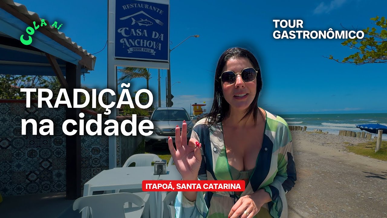 Episódio 3 - ONDE COMER em Itapoá? Conheça a Tradicional Casa da Anchova 🐟🦐