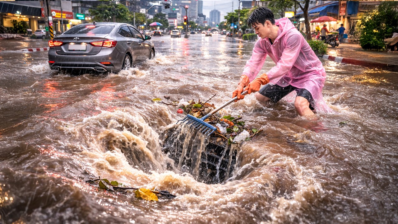 Flood Disaster Cleanup – Restoring a Blocked Drain
