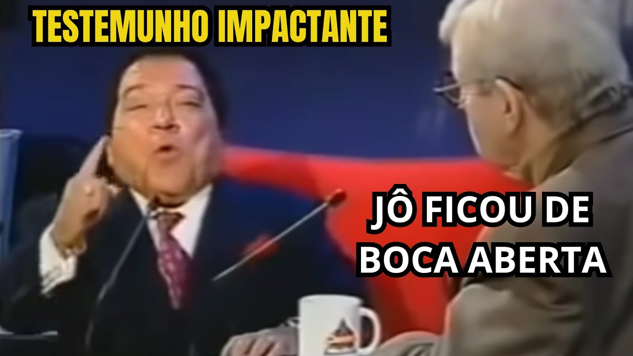 Testemunho do Nelson Ned no Jô Soares Onze e Meia (SBT)