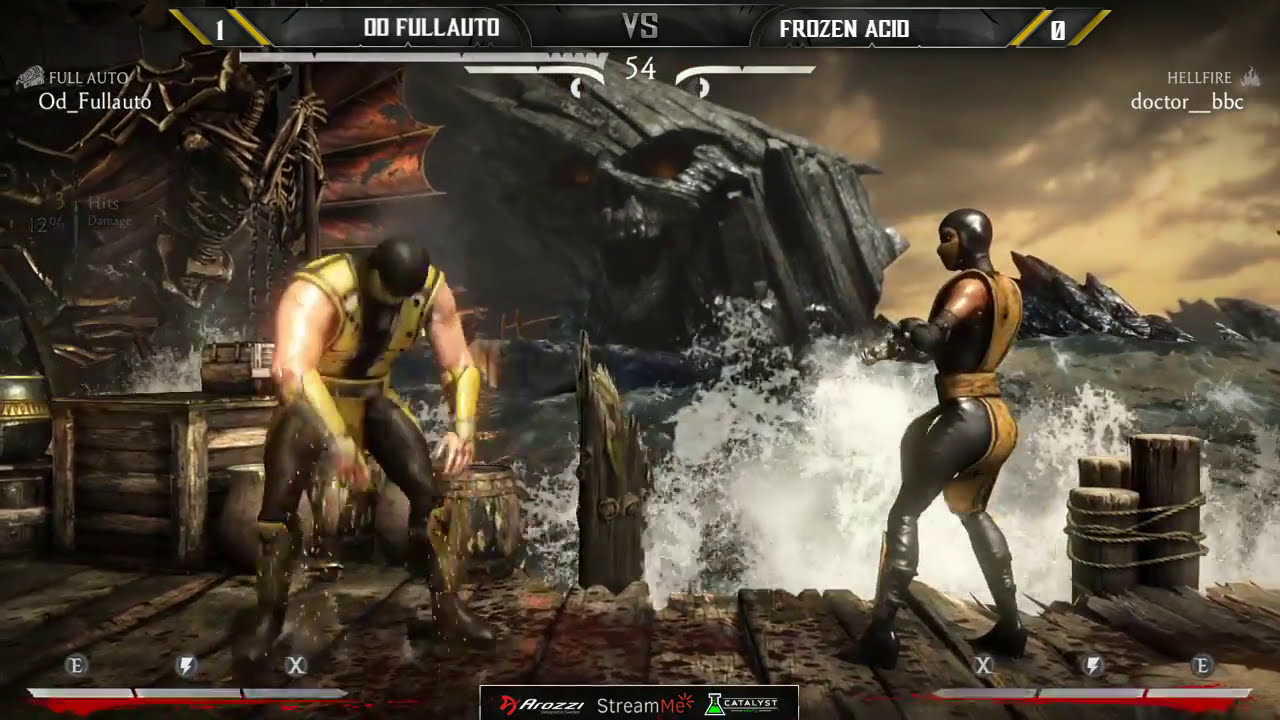 Kombat Cup S2W2 Top 8: OD FullAuto vs Frozen Acid | MKX | Mortal Kombat X