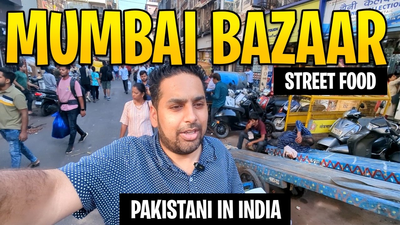 Pakistani visiting Mumbai Market | Mumbai street Food | #indianfood
