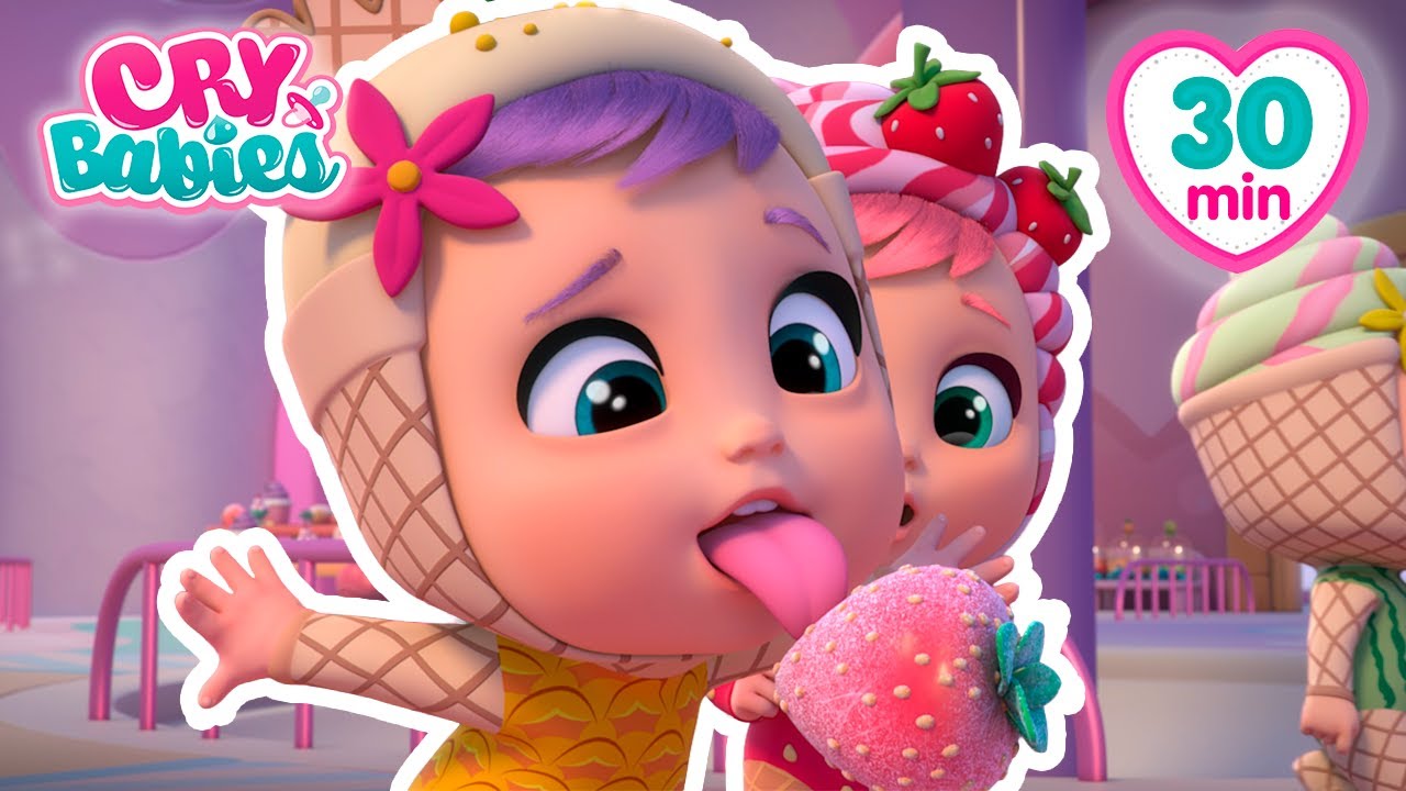 Cry Babies in the Land of Sweets! 🍓🍦 Cry Babies Christmas 💟 Cartoons for Kids in English