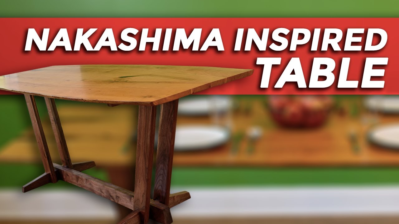 My Hardest Build Yet - Nakashima Inspired Table