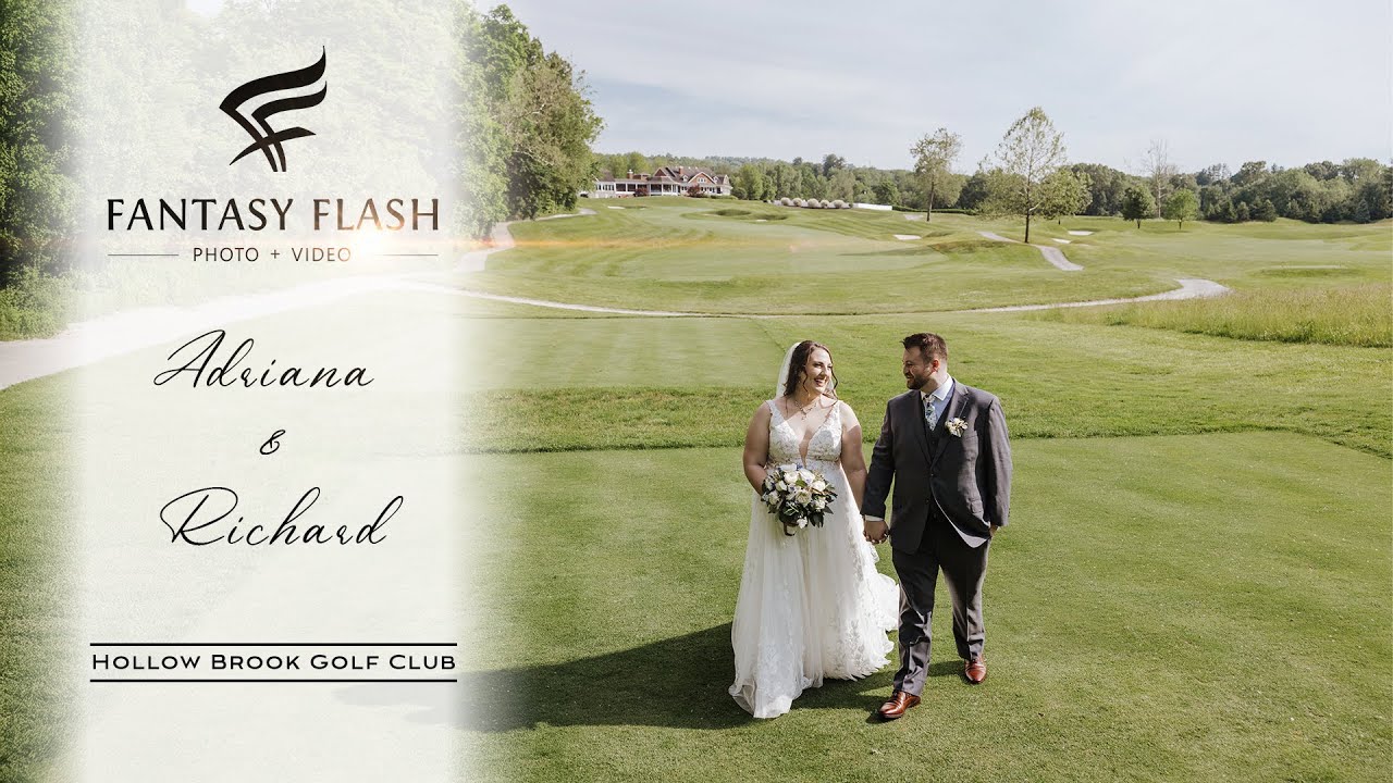 Adriana & Richard at the Hollow Brook Golf Club