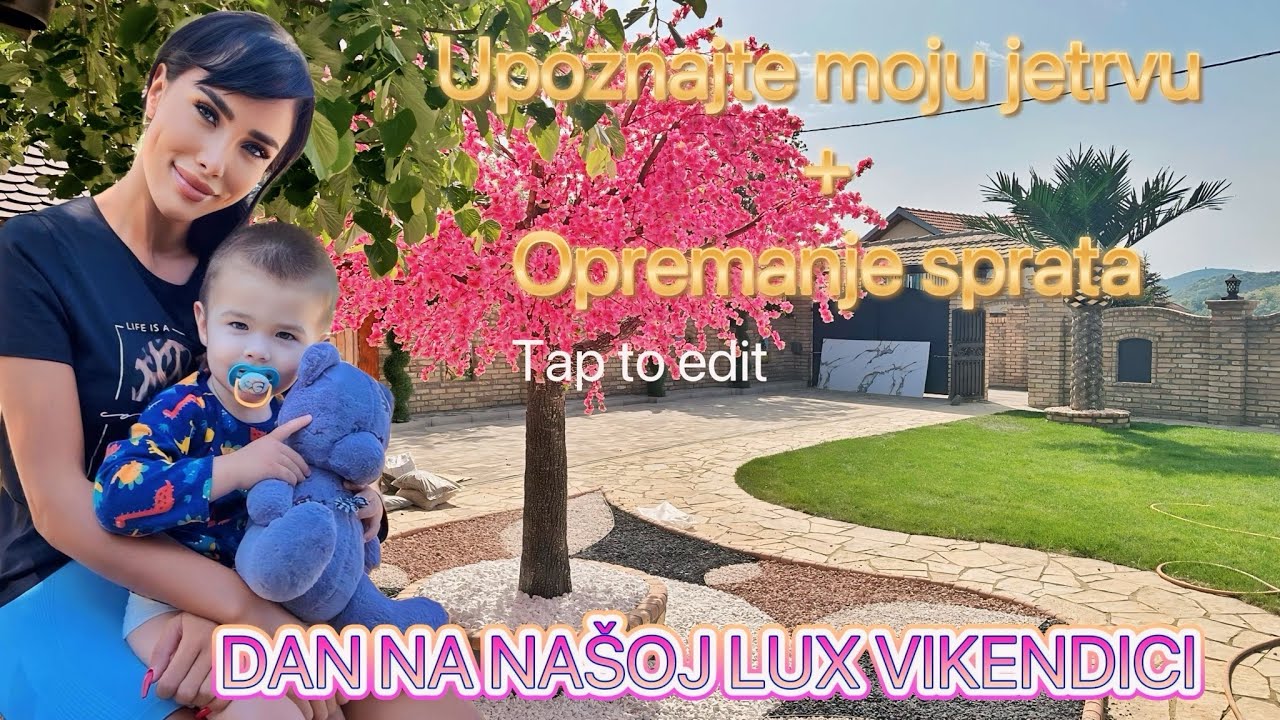 Dan na našoj LUXUZNOJ vikendici!Opremamo sprat - STIŽE NAMEŠTAJ #hometour + Upoznajte moju jetrvu🤑