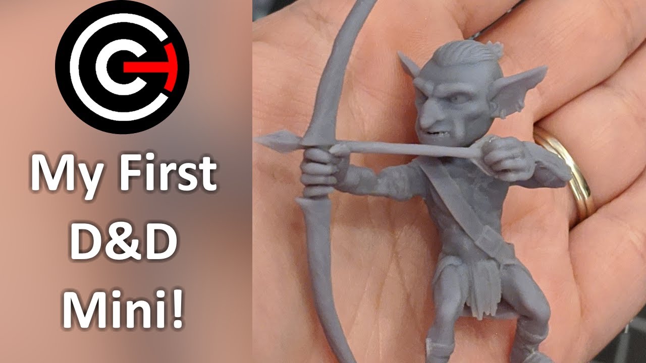 I Made My First D&D Miniature! - D&D Goblin Mini