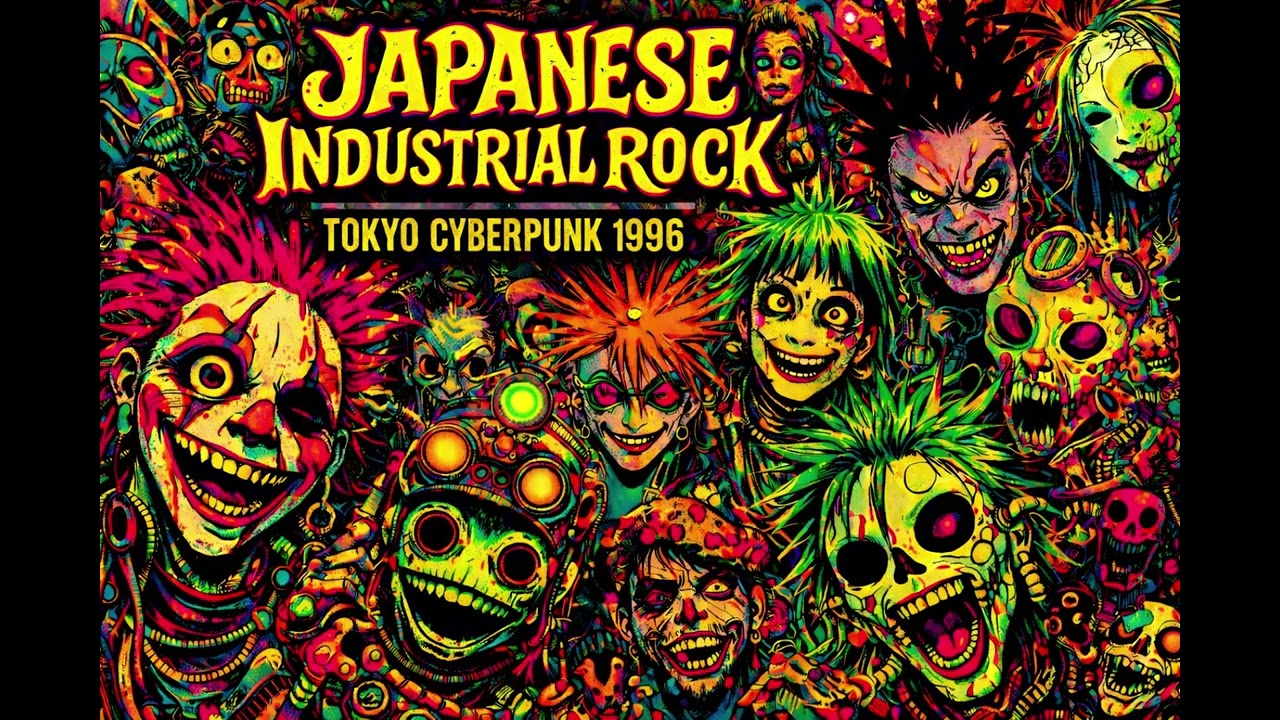 Japanese Industrial Rock Anthems ⚙️ Tokyo Cyberpunk 1996