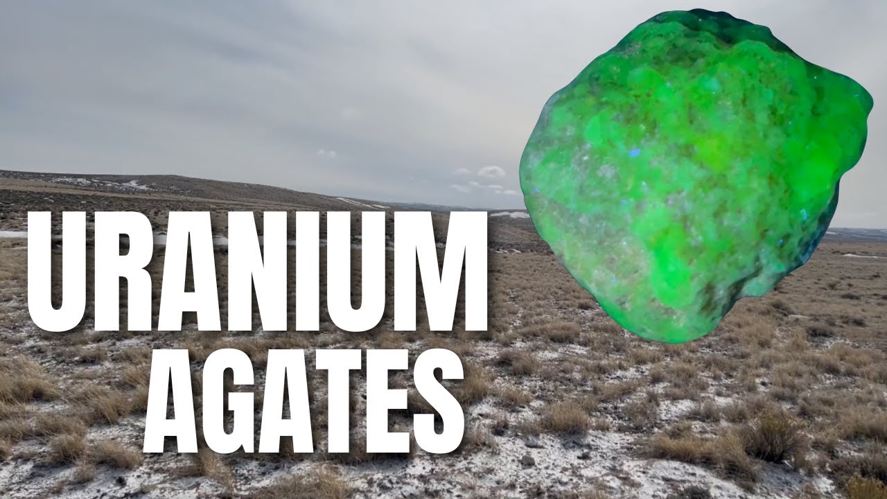 Rockhounding Wyoming for green fluorescent agates!