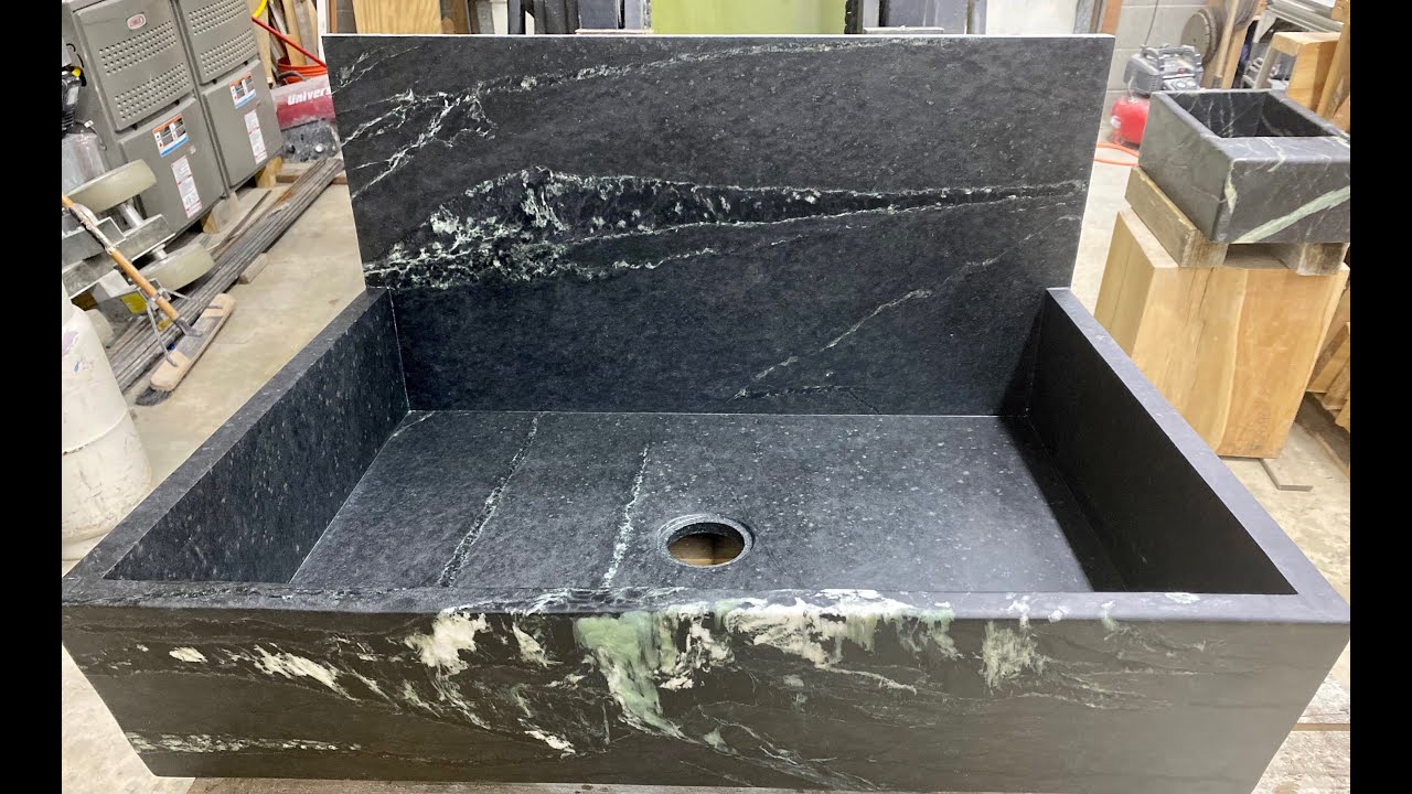 Fabricating a BIG Custom Soapstone Sink