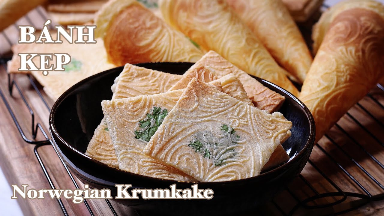 Bánh Kẹp Ngò & Bánh Kẹp Xoắn Ốc - Giòn Rụm - Thơm Lừng - Thật Dễ Làm