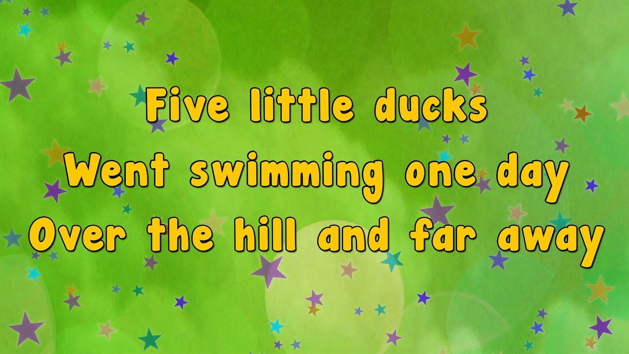 Five Little Ducks | Karaoke Rhymes