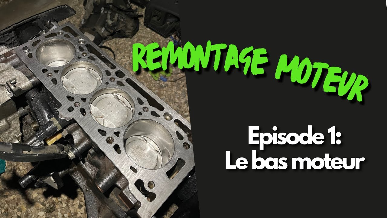 Je remonte le bas moteur ça ne rigole plus