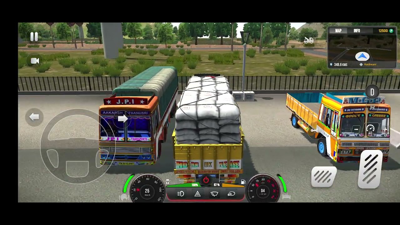 Truck simulator | desi truck on indian roads 