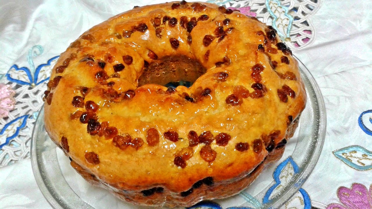 كيكة بالزبيب واليوغورت مذاق مميز مع مطبخ ياسمينة