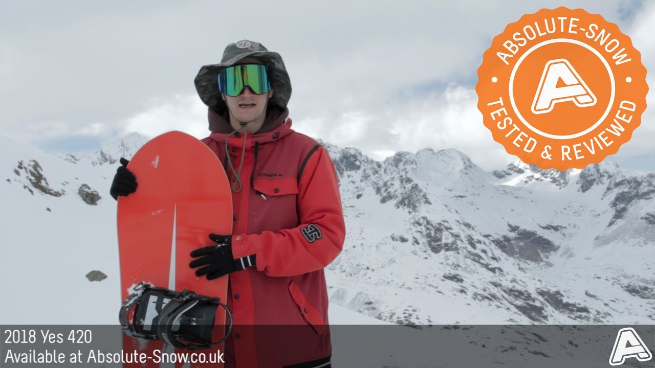 2017 / 2018 | Yes 420 Snowboard | Video Review